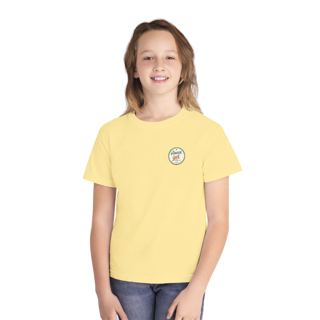 Youth T-Shirt — “Different Is My Superpower” Retro Pride Graphic Tee