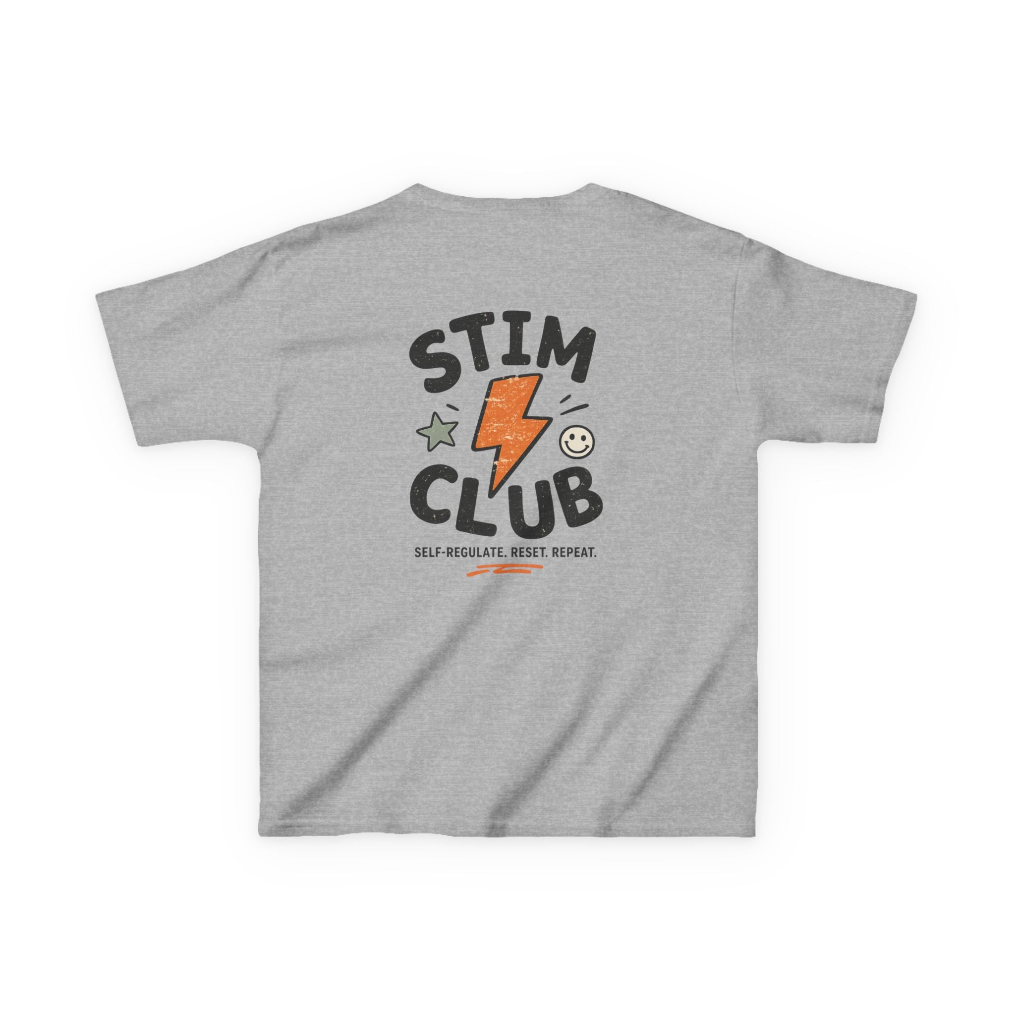 Stim Club Kids Tee — "Stim Club" Lightning Design Kids T-Shirt