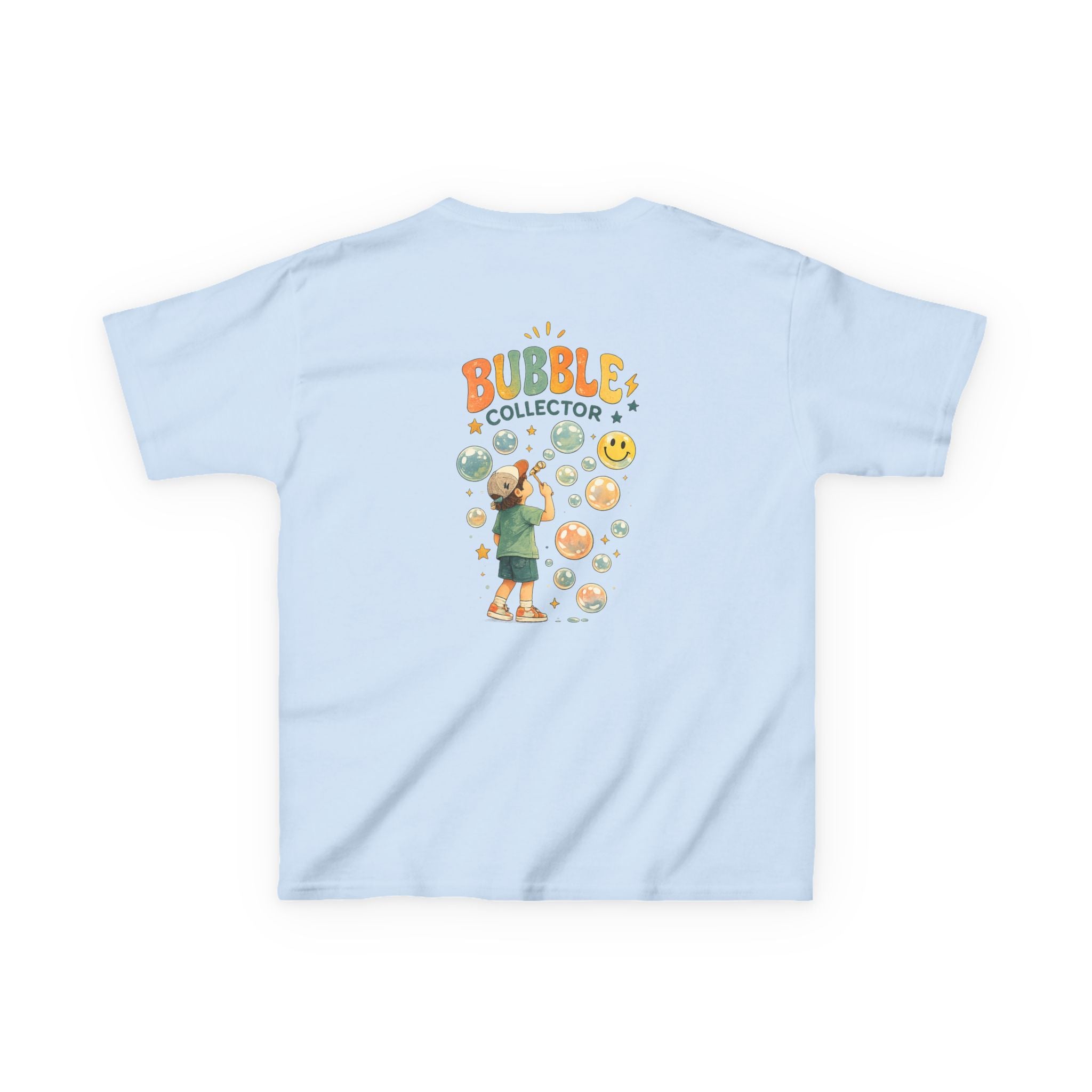 Kids T‑Shirt — "Bubble Collector" Cute Bubble Blower Tee for Kids