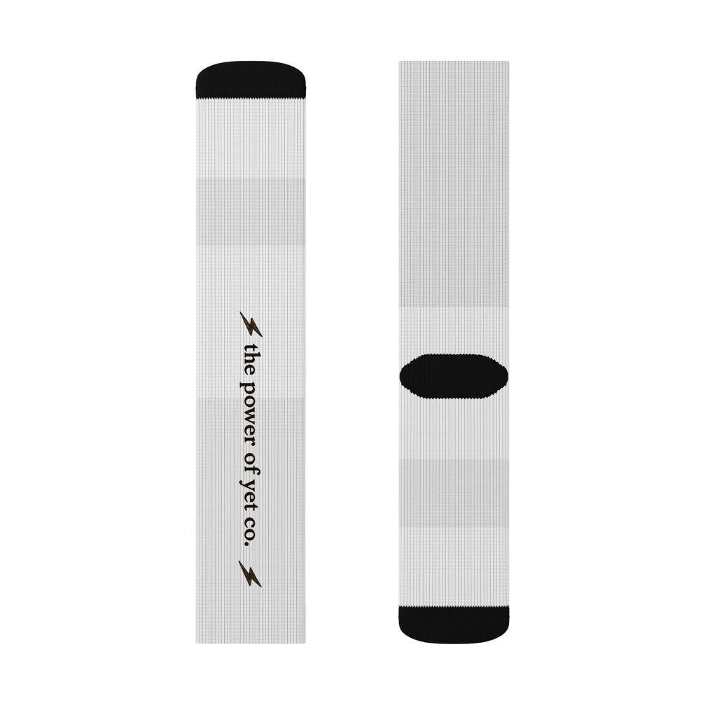 Custom Sublimation Socks — The Power of Yret Co. Athletic Crew Socks