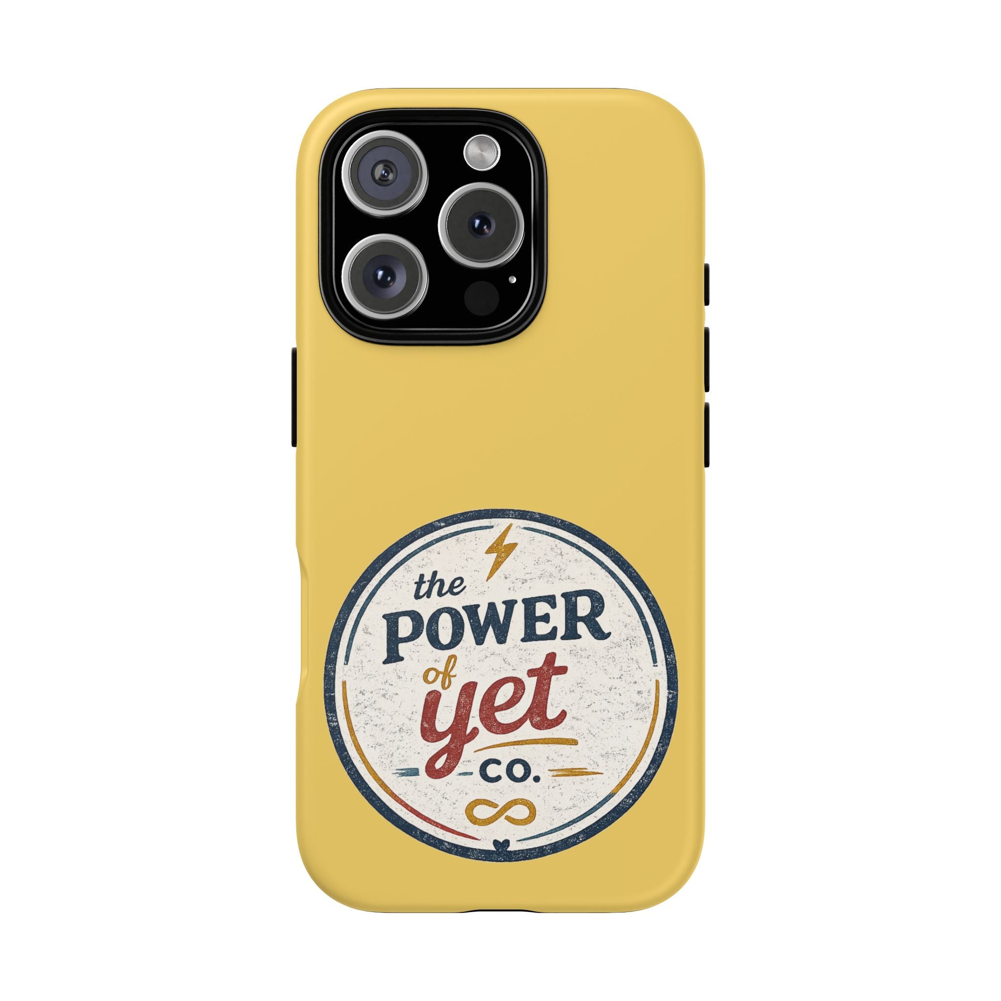 Phone Case — "The Power of Yet" Vintage Inspirational Protective Cover