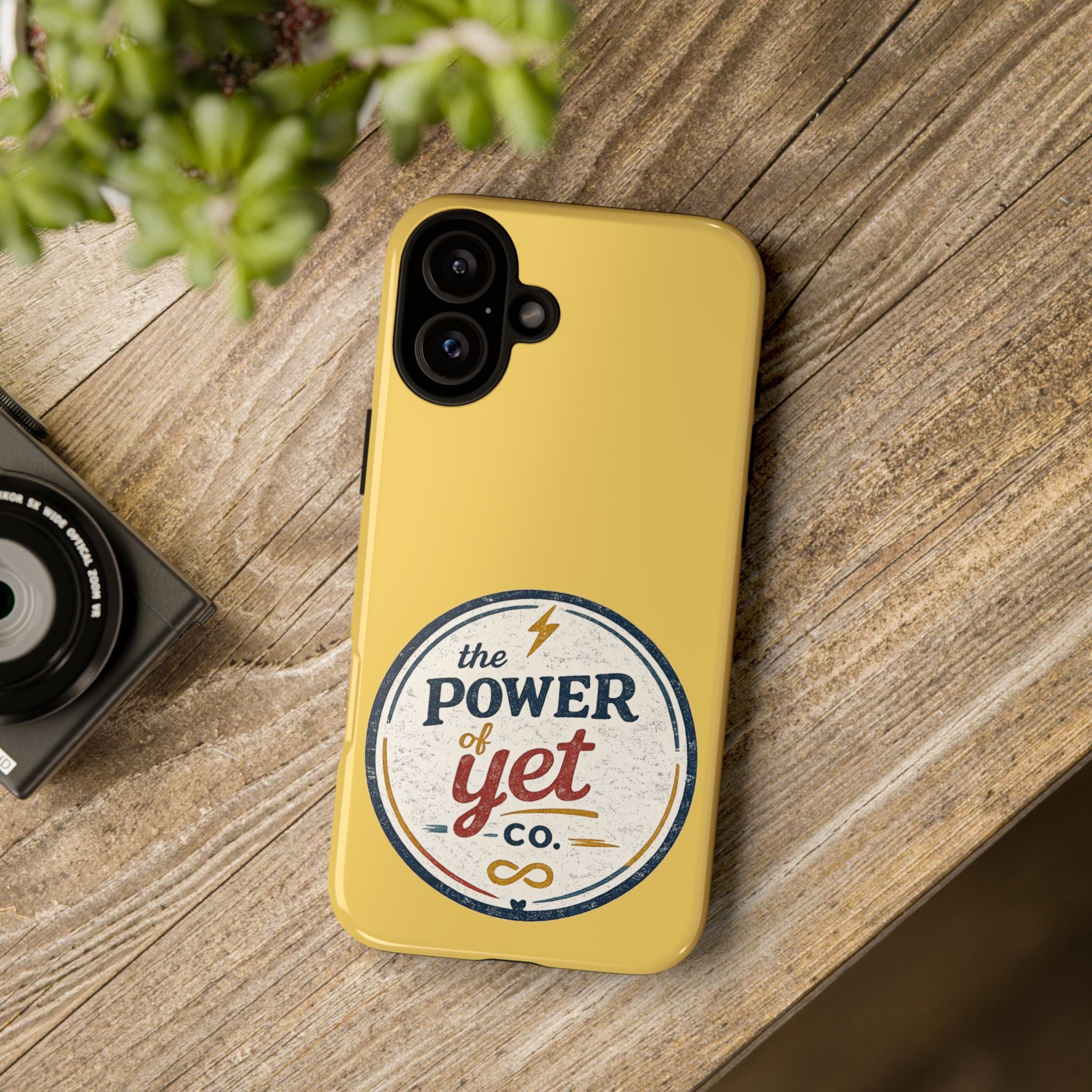 Phone Case — "The Power of Yet" Vintage Inspirational Protective Cover