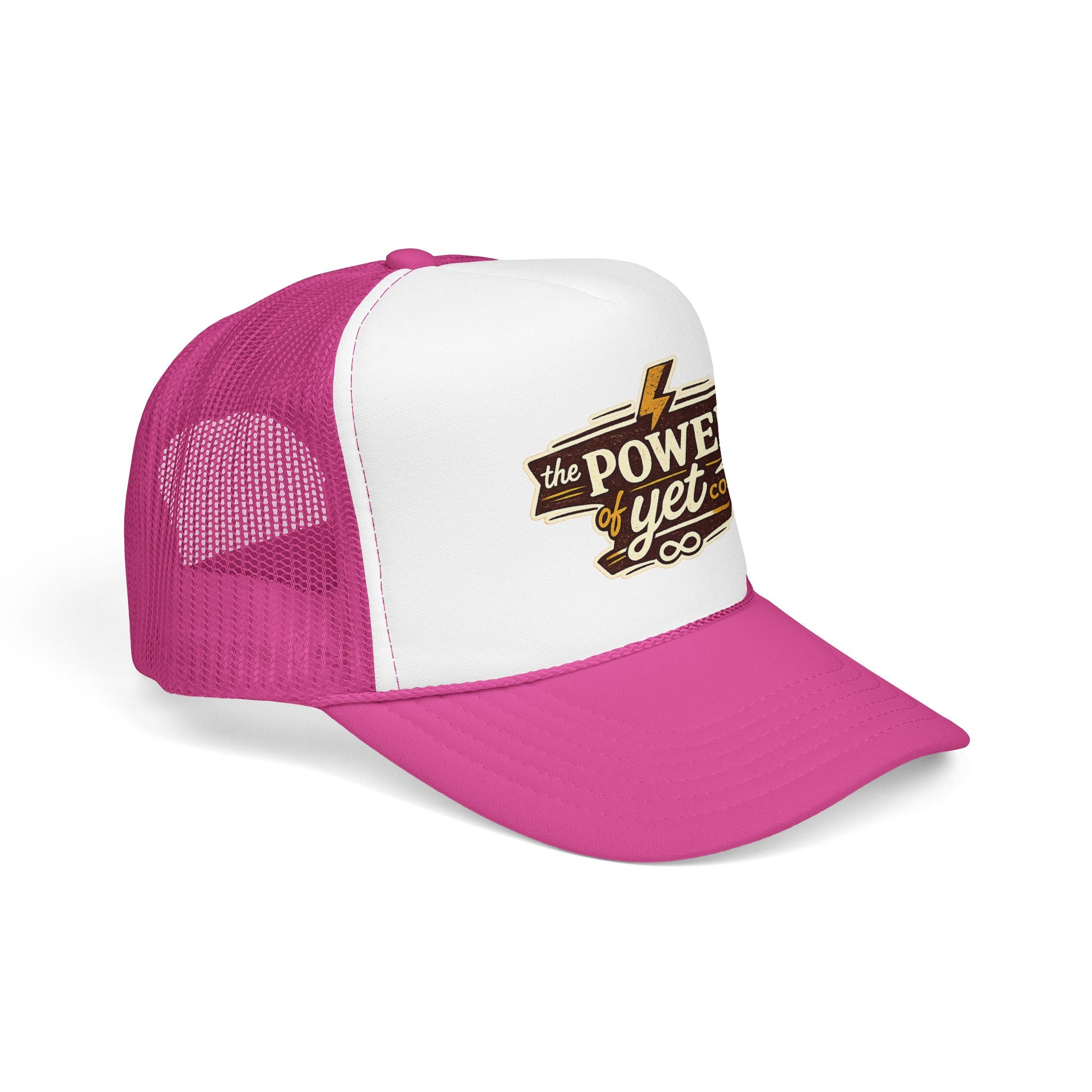 The Power of Yet Trucker Hat – Inspirational Mesh Foam Cap