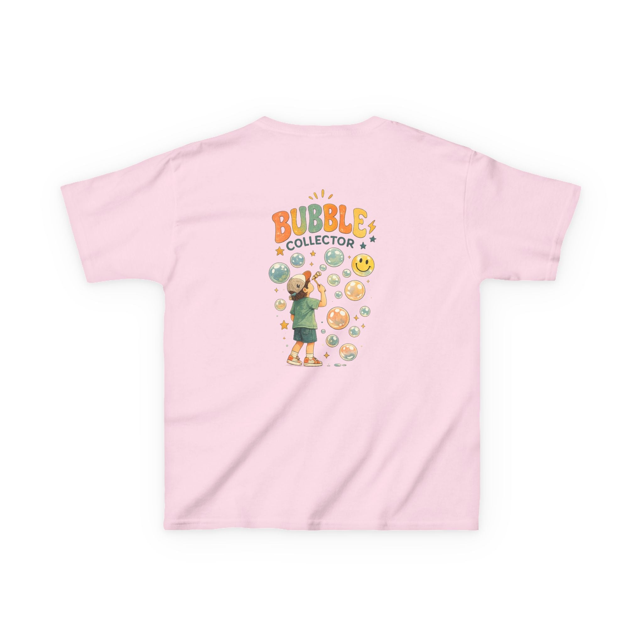 Kids T‑Shirt — "Bubble Collector" Cute Bubble Blower Tee for Kids