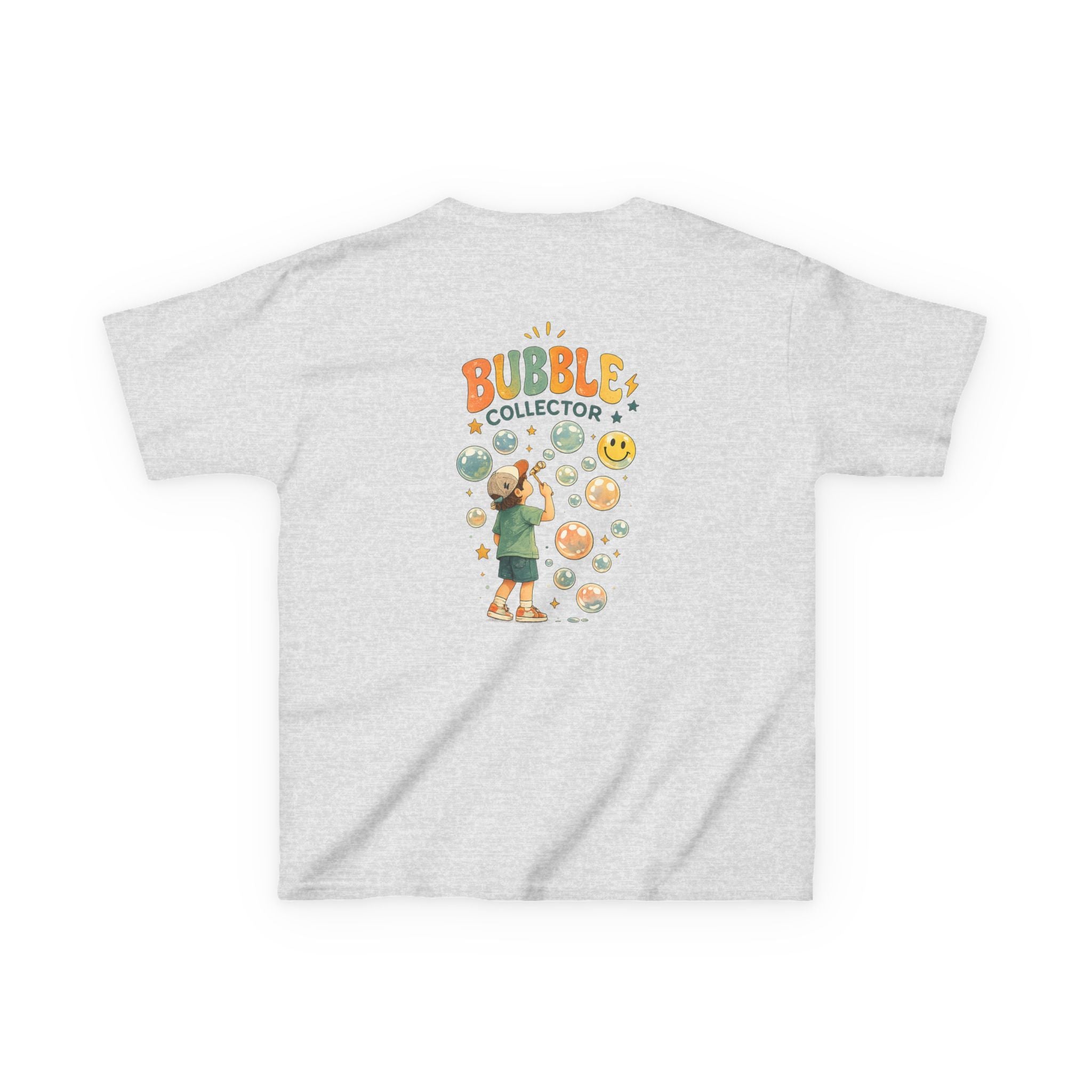 Kids T‑Shirt — "Bubble Collector" Cute Bubble Blower Tee for Kids