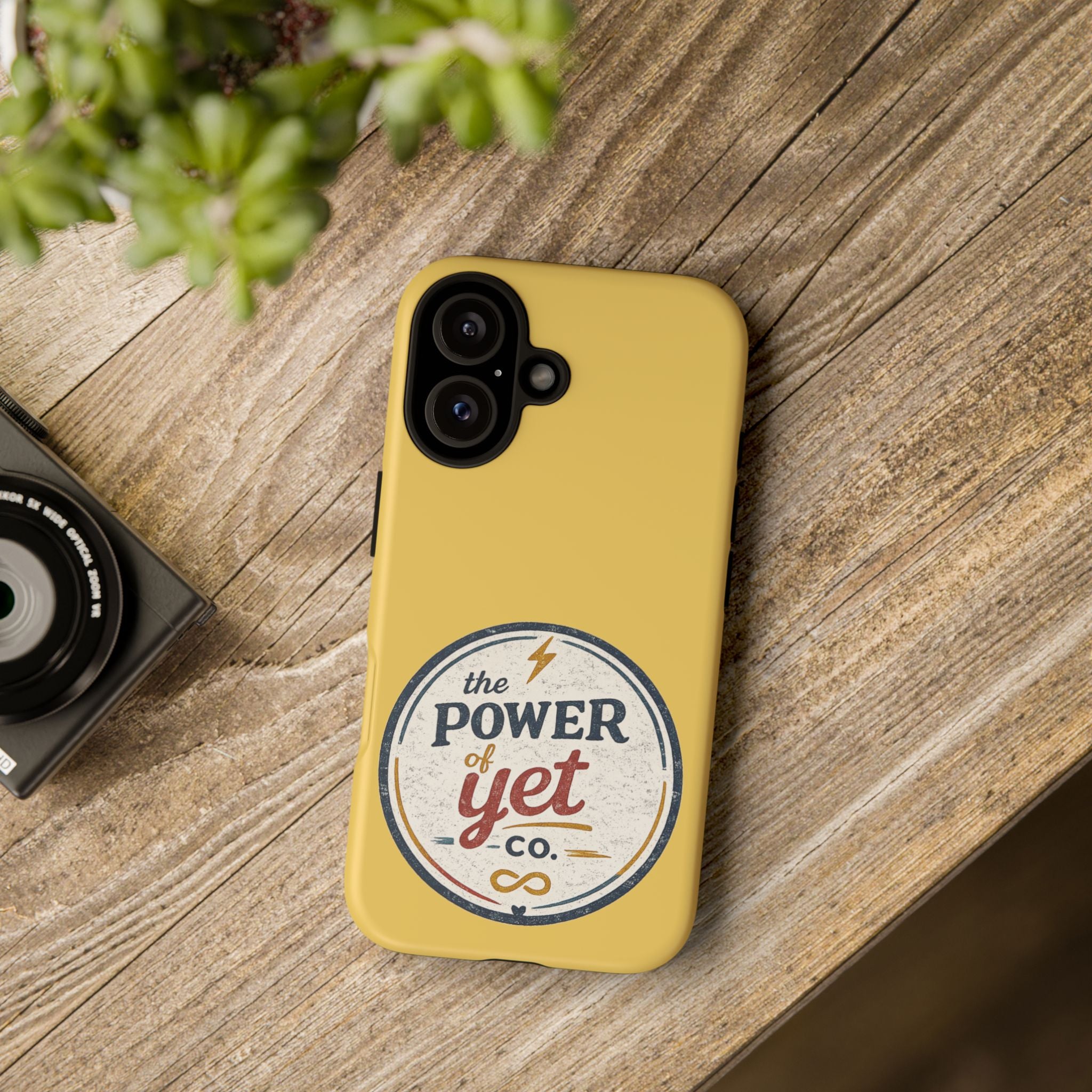 Phone Case — "The Power of Yet" Vintage Inspirational Protective Cover