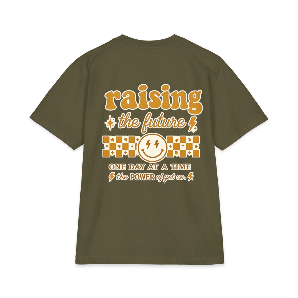 Raising the Future Tee — "One Day at a Time" Graphic T-Shirt