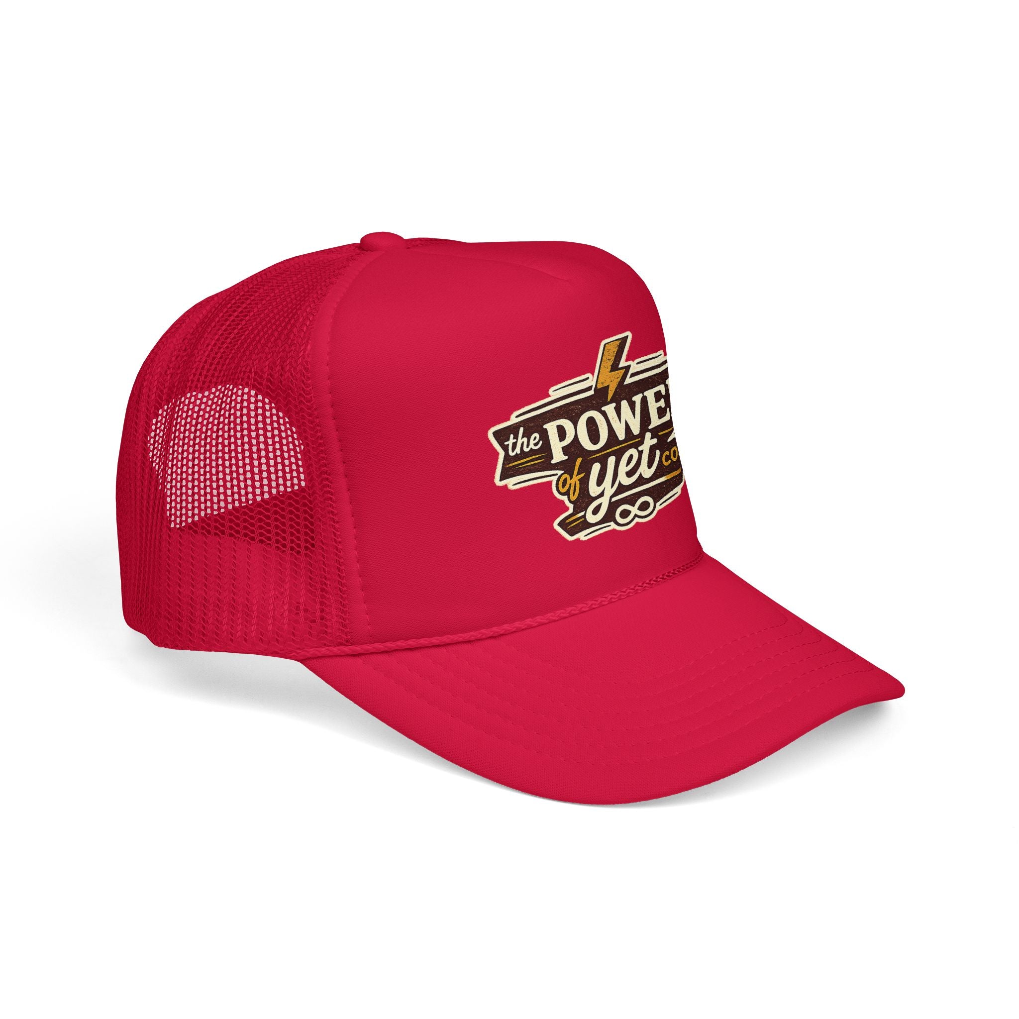 The Power of Yet Trucker Hat – Inspirational Mesh Foam Cap
