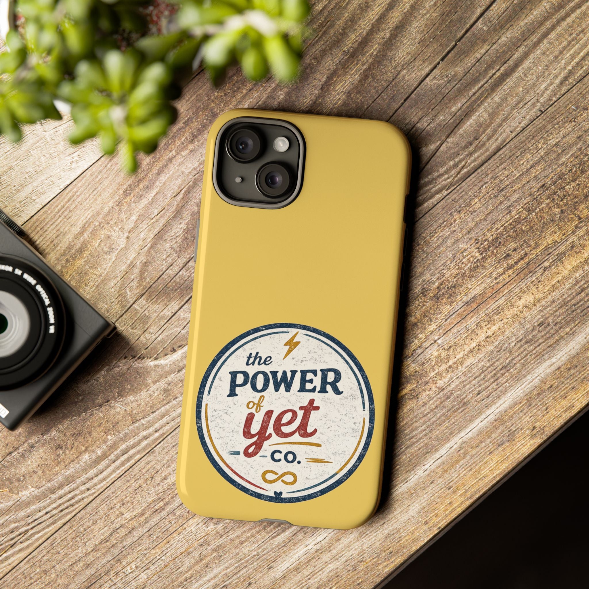 Phone Case — "The Power of Yet" Vintage Inspirational Protective Cover